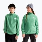 Bluza polarowa dziecięca The North Face Teen Glacier 1/4 Zip dimmed algae