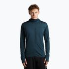 Bluza trekkingowa męska Icebreaker Merino 300 Realfleece Descender Zip Hoodie abyss