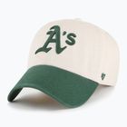 Czapka z daszkiem 47 Brand MLB Oaklands Athletics Grand Stand CLEAN UP bone