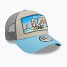 Czapka z daszkiem New Era Licence Plate Los Angeles Trucker light beige