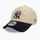 Czapka z daszkiem New Era Block Cord 9Twenty New York Yankees light beige