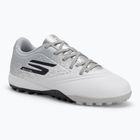 Buty piłkarskie dziecięce SKECHERS Razor 1.5 Youth Jr TF white/silver
