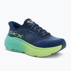 Buty do biegania damskie SKECHERS Max Cushioning Endeavour Hallandale navy/lime