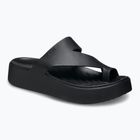 Japonki damskie Crocs Getaway Platform Toe Loop black
