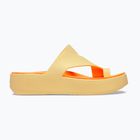 Japonki damskie Crocs Getaway Platform Toe Loop golden hour