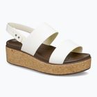 Sandały damskie Crocs Brooklyn Cork Low Wedge chalk