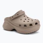 Klapki damskie Crocs Classic Bae Clog taupe