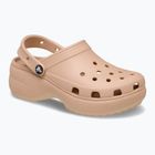 Klapki damskie Crocs Classic Platform Clog pink caramel