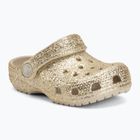 Klapki dziecięce Crocs Classic Chunky Glitter 211940 sandstone