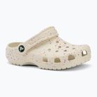 Klapki dziecięce Crocs Classic Glow Paint Splatter summit white/multi
