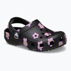 Klapki dziecięce Crocs Classic Flower 212671 black
