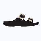Klapki damskie Crocs Saturday Metallic Buckle black