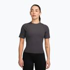 Koszulka damska Nike Zenvy Rib Dri-Fit thunder grey/white