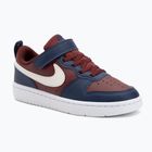 Buty dziecięce Nike Court Borough Low Recraft dark team red/Ssoft pearl/midnight navy