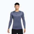Longsleeve treningowy męski Nike Pro Dri-Fit Tight Fitness diffused blue/black