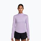 Longsleeve do biegania damski Nike Swift Dri-Fit UV 1/4-Zip violet mist