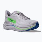 Buty do biegania męskie HOKA Clifton 10 Wide ash grey/neon green