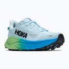 Buty do biegania damskie HOKA Challenger 8 Wide glimmering blue/tart apple