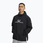 Bluza męska Under Armour Unstoppable Woven Hoodie black/white