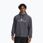 Bluza męska Under Armour Unstoppable Woven Hoodie castlerock/white