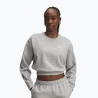 Bluza damska Under Armour Rival Fleece Piped Crew mod gray light heather/white