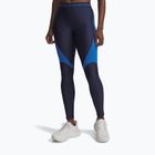 Legginsy damskie Under Armour HeatGear Rib washed navy/blue atlantis/blue atlantis