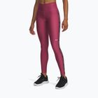 Legginsy damskie Under Armour Tech Wordmark Tape fuchsia dusk/black/white