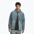 Bluza męska Under Armour Unstoppable Fleece Full Zip HD jasper blue/serpentine/black
