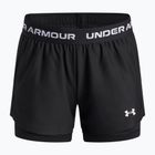 Spodenki treningowe dla dzieci Under Armour UA Tech Play Up 2IN1 Shorts black/black/white