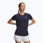 Koszulka treningowa damska Under Armour Tech Twist midnight navy/white