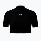 Koszulka treningowa damska Under Armour HeatGear Crop Mock ultimate black/white