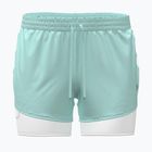 Spodenki do biegania damskie Under Armour Velociti Pro 4" 2N1 refresh mint/castlerock