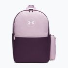 Plecak miejski Under Armour Essential Printed Backpack mauve pink/purple echo/white