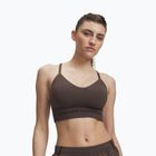 Biustonosz treningowy Under Armour Vanish Seamless Low peppercorn/kona brown