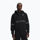Bluza męska Under Armour Icon Fleece Taped Full Zip ultimate black/white