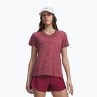 Koszulka treningowa damska Under Armour Tech V-Twist claret/ox blood