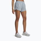 Spodenki do biegania damskie Under Armour Fly By 3" Shorts blue fog/blue fog/reflective