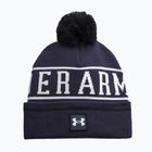 Czapka zimowa męska Under Armour Halftime Pom Beanie midnight navy/white/white
