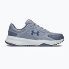 Buty treningowe męskie Under Armour Edge Leather gravel/blue fog/blackout navy