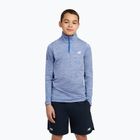 Bluza dziecięca New Balance Athletics Quarter Zip Funnel blue gemstone