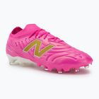 Buty piłkarskie New Balance Tekela Pro Low V5 FG pink heat/metallic gold/pink satin