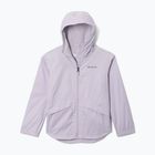 Kurtka przeciwdeszczowa dziecięca Columbia Rainy Trails II Fleece lavender pearl