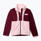 Bluza dziecięca Columbia Back Bowl II Full Zip rich wine/satin pink