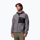 Bluza polarowa męska Columbia Fast Trek Overlay Hooded city grey/black