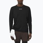 Longsleeve do biegania męski Salomon Sense Aero GFX deep black
