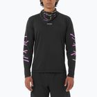Longsleeve do biegania męski Salomon Shakeout Core deep black