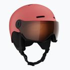 Kask narciarski dziecięcy Salomon Orka Visor Jr S2 sun kissed coral