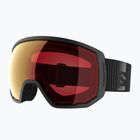 Gogle narciarskie Salomon Radium Pro Outline Sigma Photo S1-S3 black/sigma photo poppy red