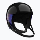 Kask narciarski dziecięcy Salomon Equipe Fis + Chinguard Jr black/flames