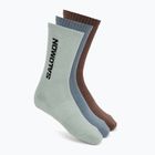 Skarpety Salomon Everyday Crew 3 pack stormy weather/sea foam/mustang